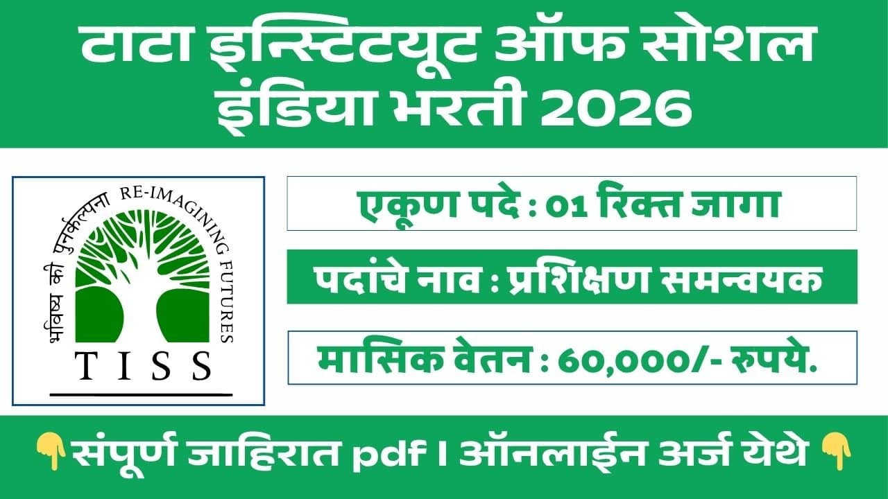 TISS Recruitment 2026